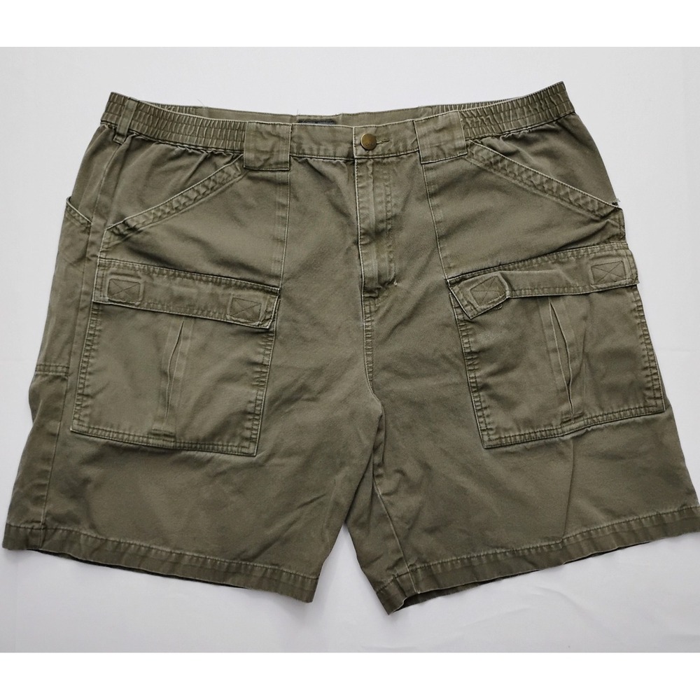 Cargo Shorts Cargo shorts  42 Cabela's Green Khaki 100% Cotton Hiker Canvas 8in